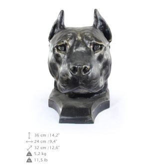 Amerykański Staffordshire terrier duża głowa z żywicy Art-Dog